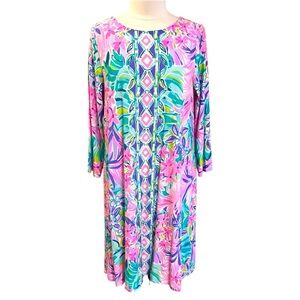 NWT Lilly Pulitzer Ophelia Swing Dress It Was All A Dream XL Rare